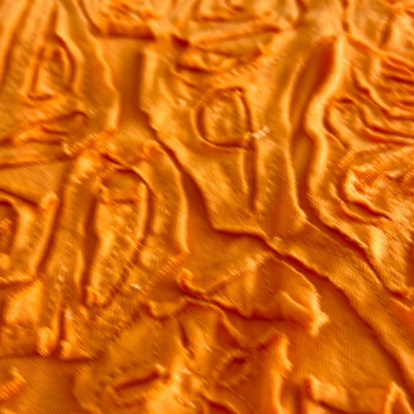 Chico’s-appliquéd top orange.S:1. Cotton&Modal aplant based textile Soft&durable - Picture 2 of 6